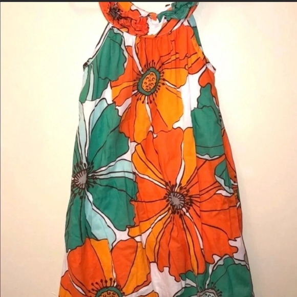 SUN DRESS EUC GIRLS FLORAL DRESSES WEDDING WHITE SUMMER SPRING CASUAL SIZE 4T - Picture 4 of 6